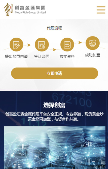 創(chuàng)富盈匯集團有限公司網(wǎng)站案例圖片1