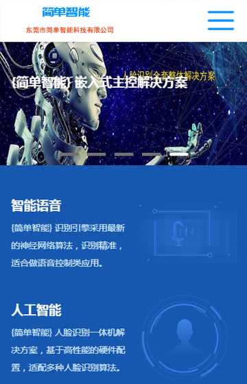 簡(jiǎn)單智能網(wǎng)站案例圖片0