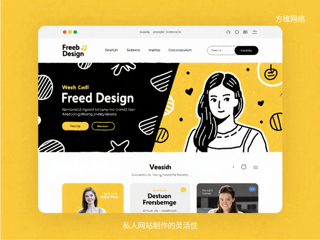 私人網(wǎng)站制作的靈活性