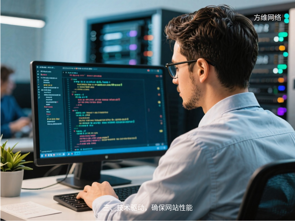 三、技術驅動，確保網站性能