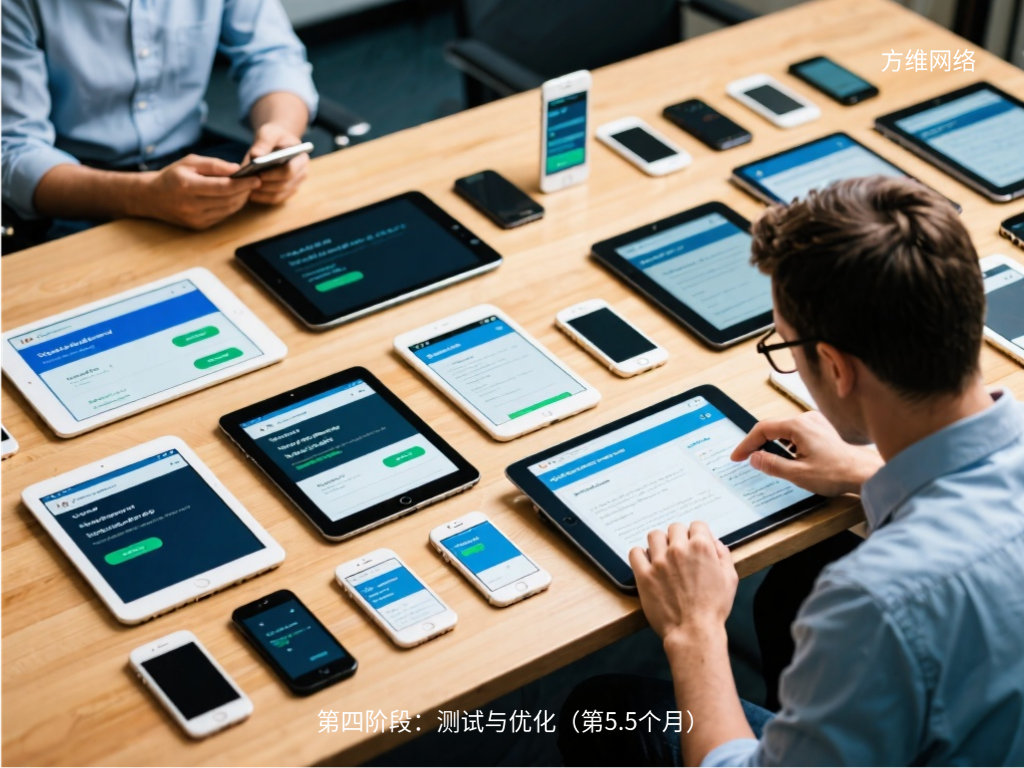 第四階段：測試與優(yōu)化（第5.5個月）