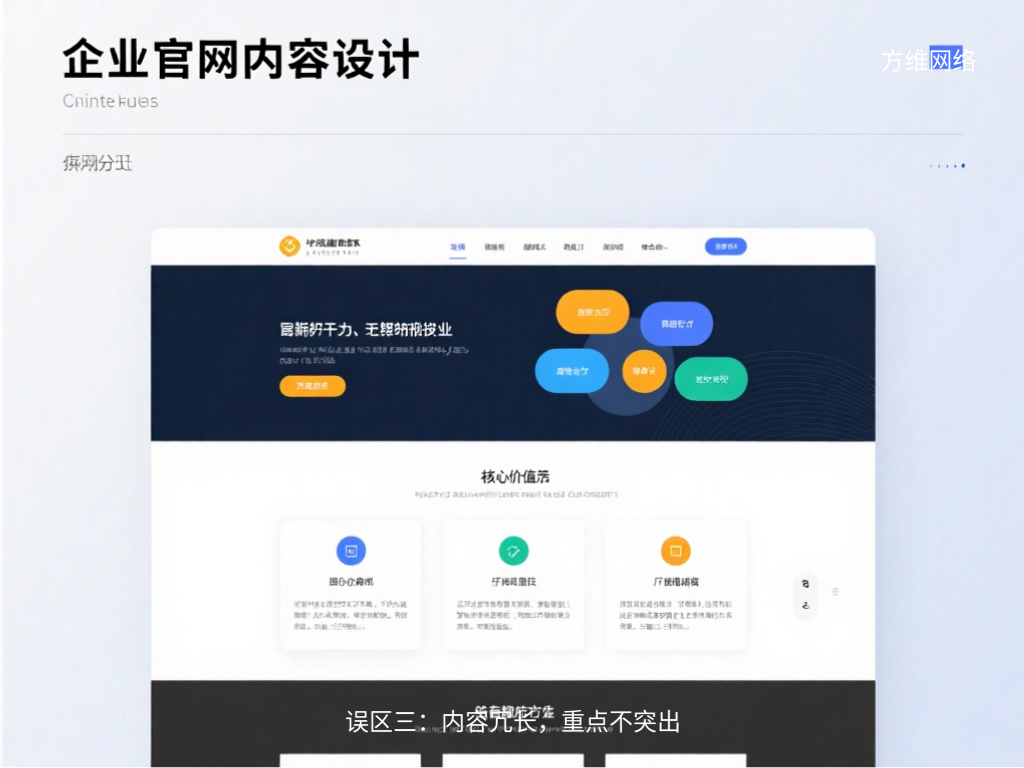 誤區(qū)三：內(nèi)容冗長，重點不突出
