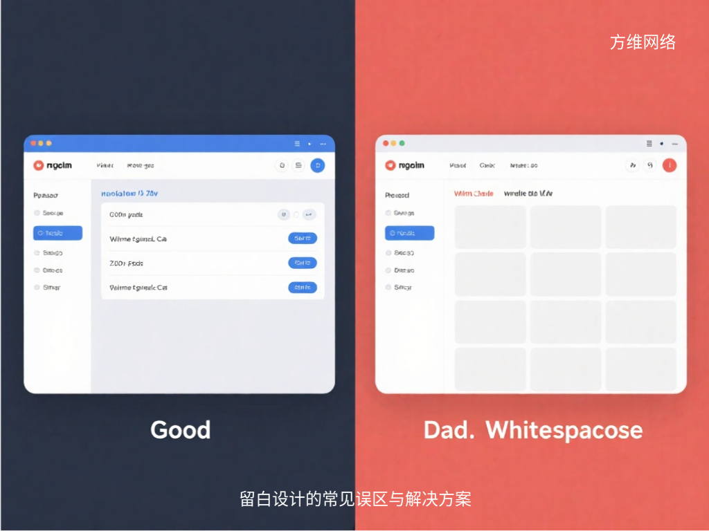 留白設(shè)計的常見誤區(qū)與解決方案