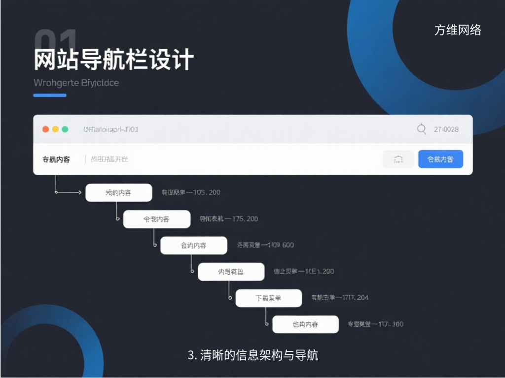 3. 清晰的信息架構(gòu)與導(dǎo)航