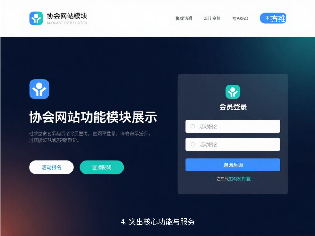 4. 突出核心功能與服務(wù)