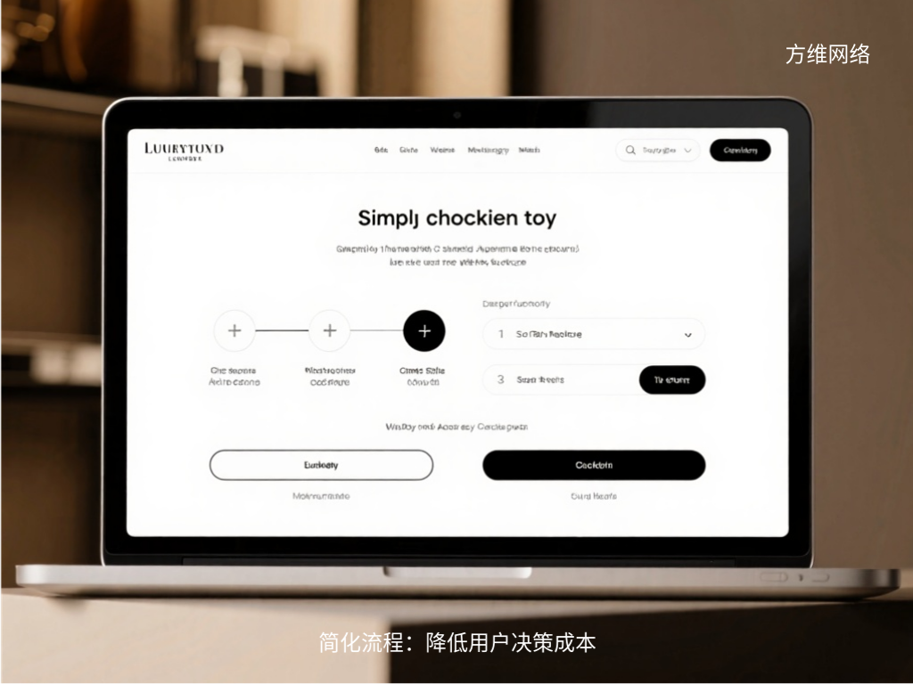 簡(jiǎn)化流程：降低用戶(hù)決策成本