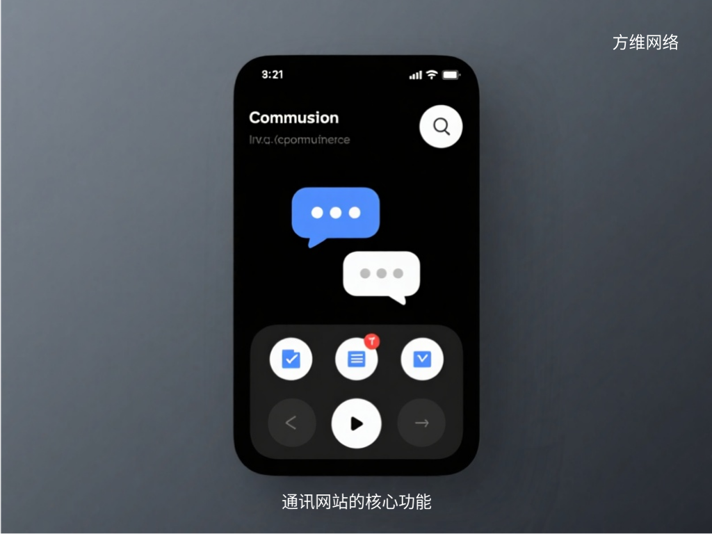 通訊網(wǎng)站的核心功能