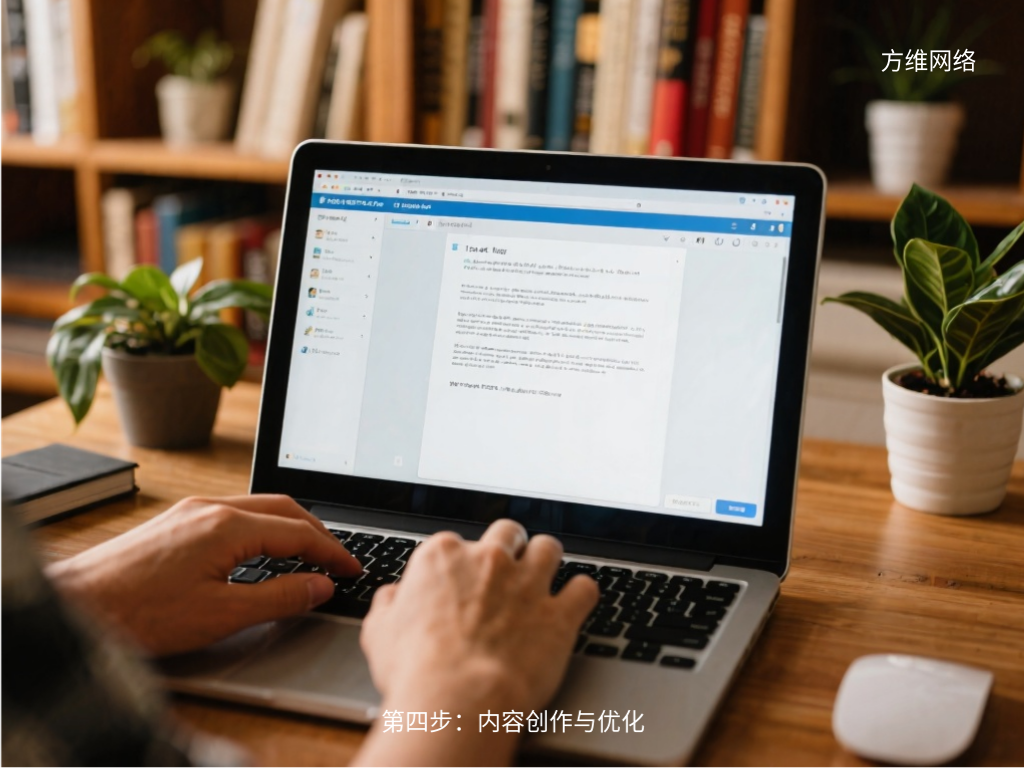 第四步：內(nèi)容創(chuàng)作與優(yōu)化