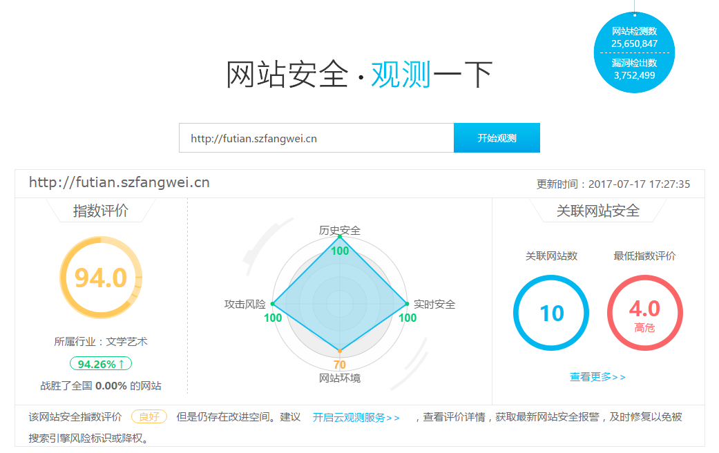 百度云觀測